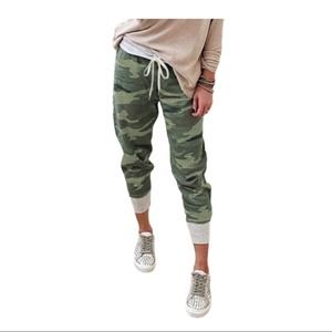 Green Camo Jogger Pant